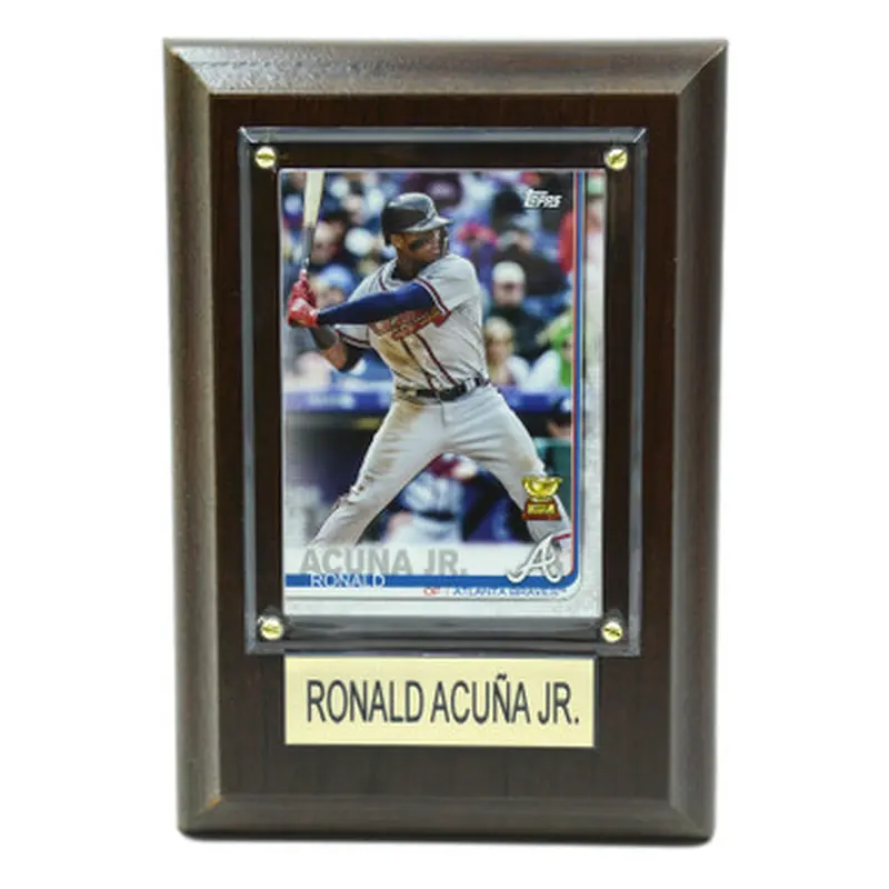 Ronald Acuna Atlanta Braves 4" x 6" Baseball Card Plaque 