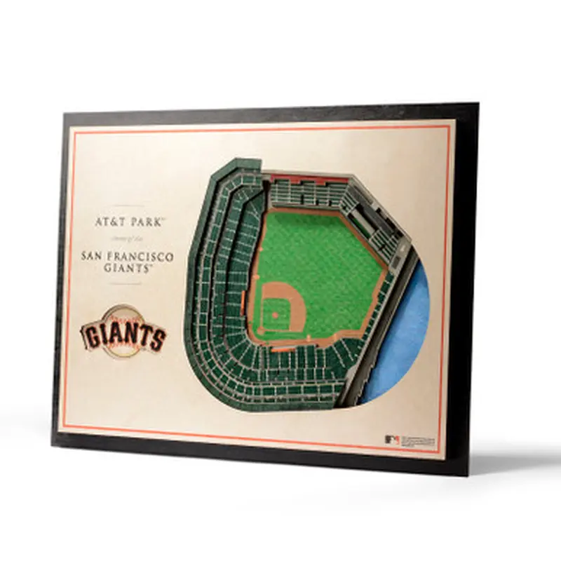 San Francisco Giants 5 Layer 17 x 13 StadiumViews 3D Wall Art 