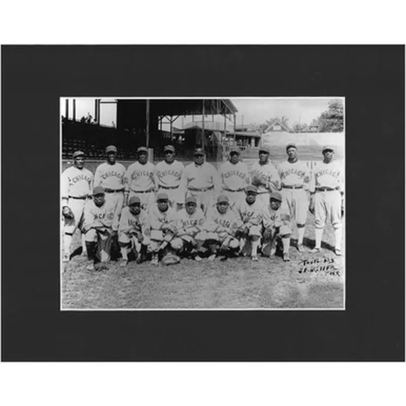 Matted 8x10 Photo- Chicago American Giants 1920 