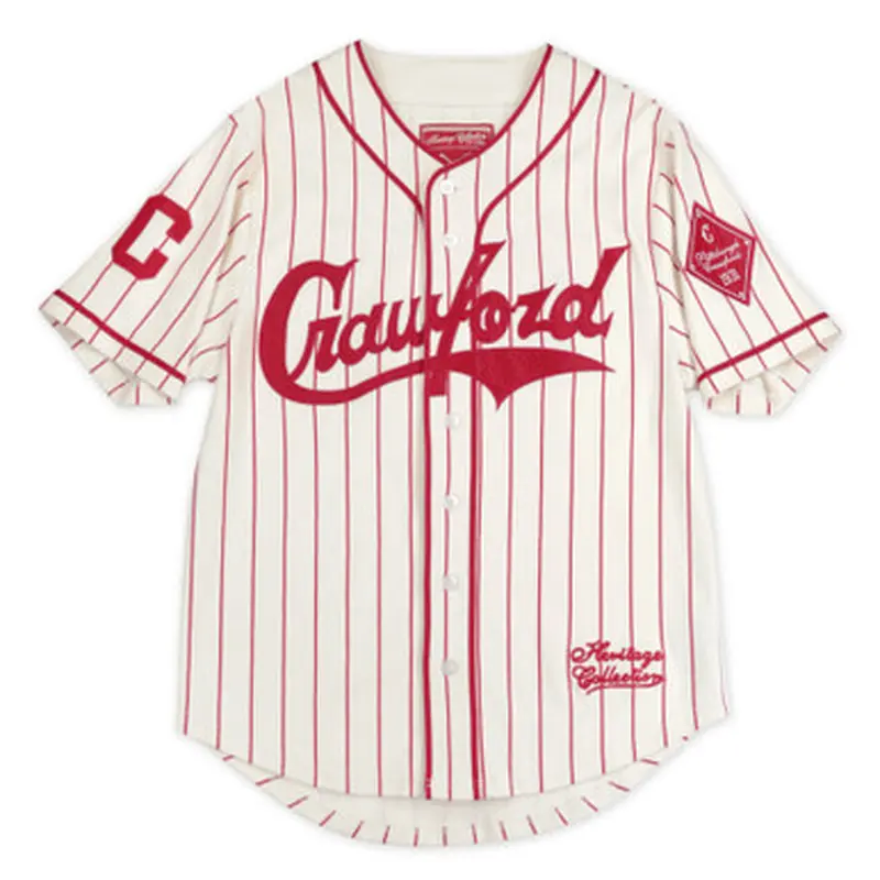 Mens Pittsburgh Crawfords Replica Pinstripe Heritage Jersey Size XL