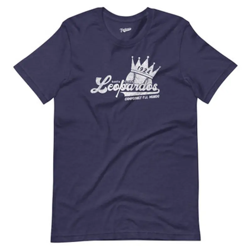 Unisex Teambrown Santa Clara Leopardos Team Heather Navy T-Shirt Size L