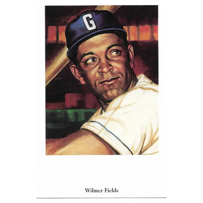 Wilmer Fields 1991 Ron Lewis Negro Leagues Fine Art Postcard # 17 