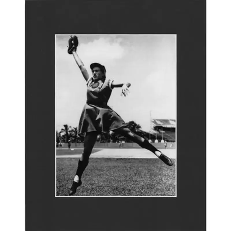 Matted 8x10 Photo- Dottie Kamenshek 