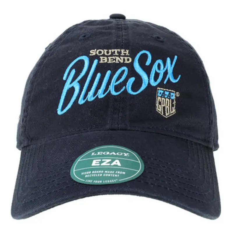 Teambrown Southbend Blue Sox AAGPBL Navy Adjustable Cap 
