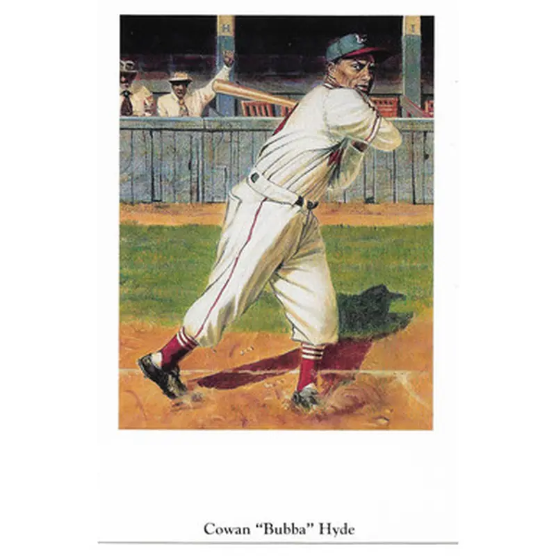 Cowan Hyde 1991 Ron Lewis Negro Leagues Fine Art Postcard # 29 