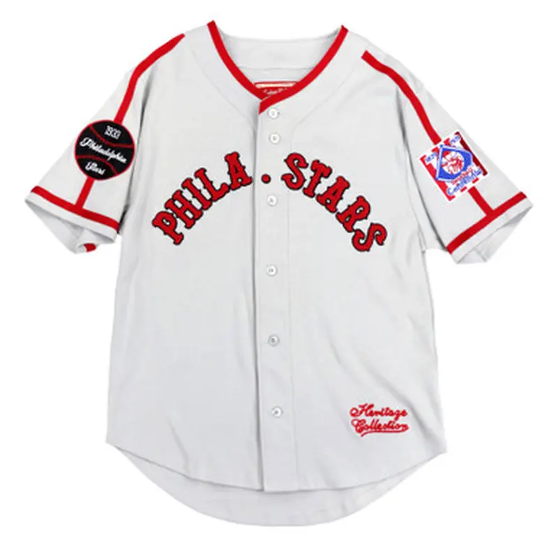 Mens Philadelphia Stars Replica Light Grey Heritage Jersey Size XL