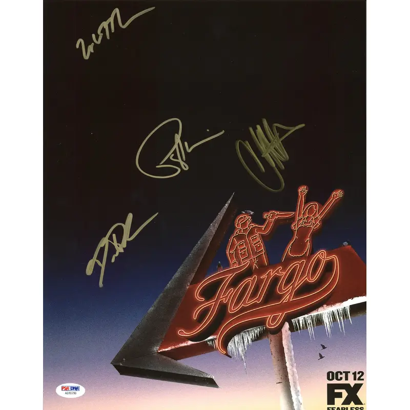 Fargo (Patrick Wilson, Zahn McClarnon, +2) Signed 11X14 Photo PSA/DNA #AB10799