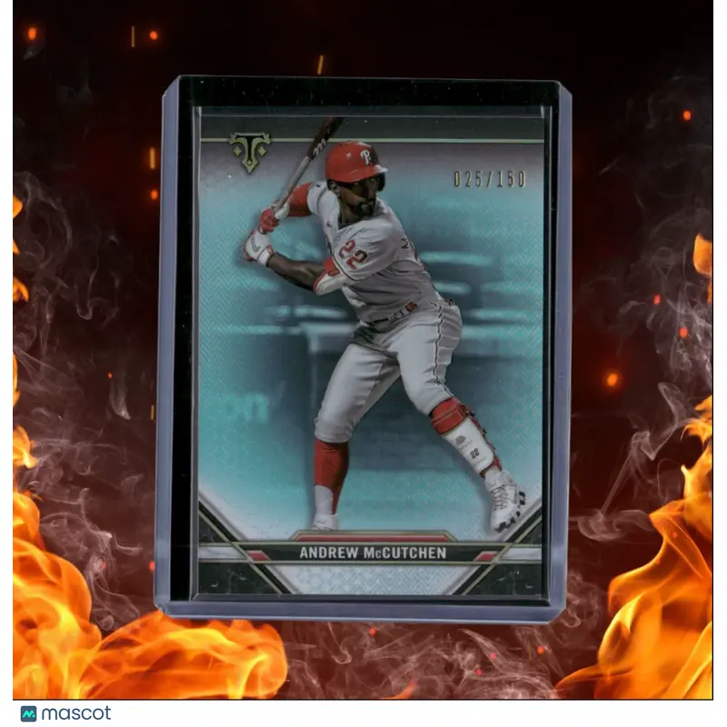 2021 Topps Triple Threads Andrew McCutchen Aquamarine 025/150 #98