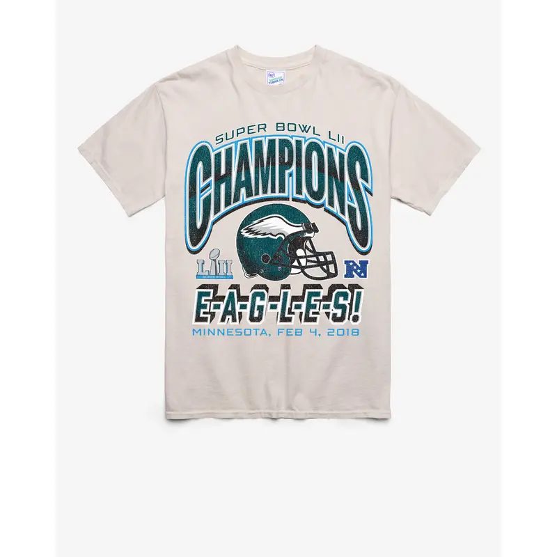 PHILADELPHIA EAGLES SUPER BOWL GRIDIRON LOCKER '47 VINTAGE TUBULAR TEE