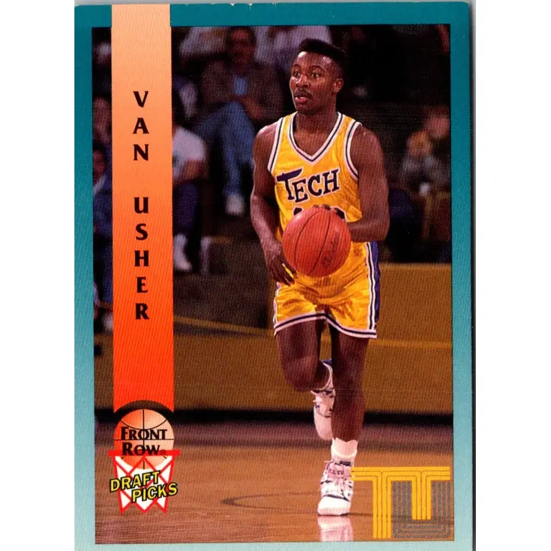 1992 Front Row Draft Picks Gold Van Usher #69