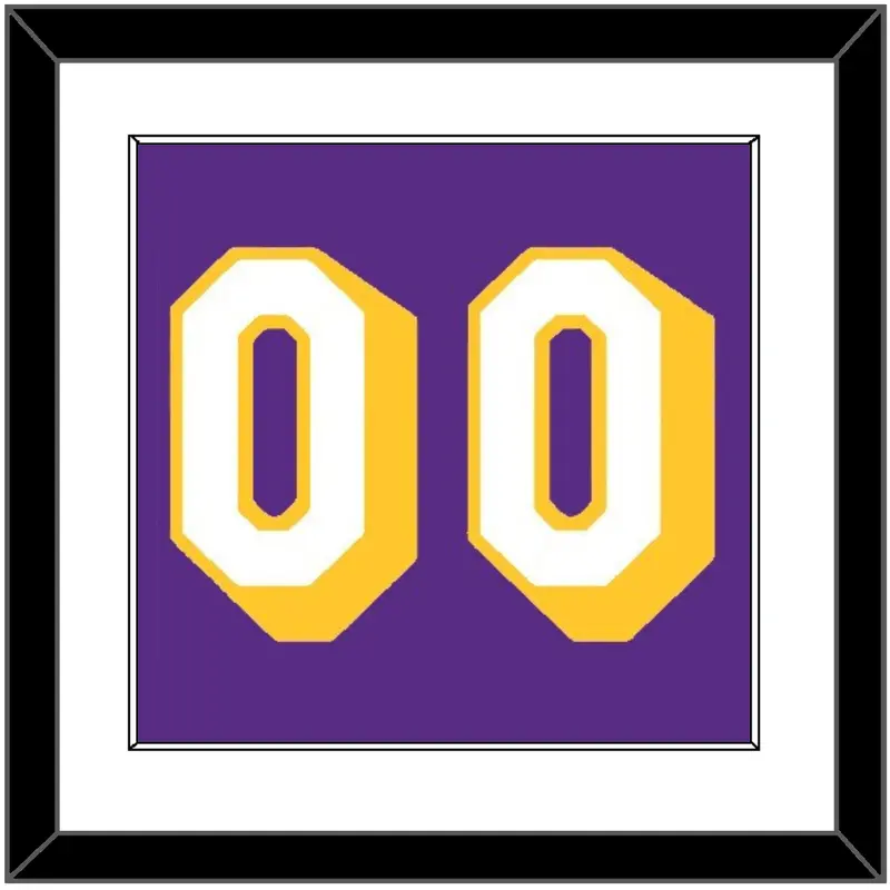 Los Angeles Number - Road Purple (1997-1999) - Single Mat 1