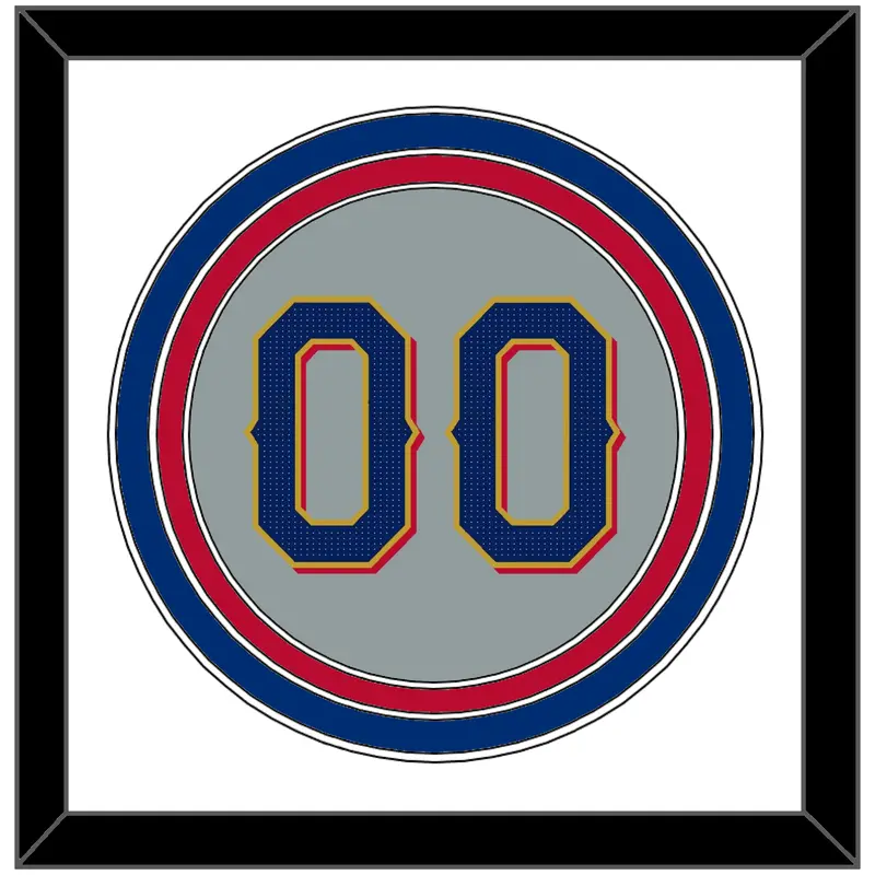 Texas Number - Road Gray - Triple Mat 1