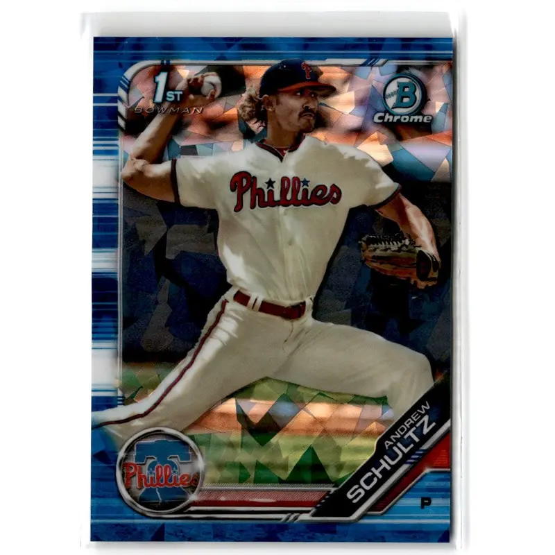2019 Bowman Draft Sapphire Edition Blue Andrew Schultz #BDC-120 46/99