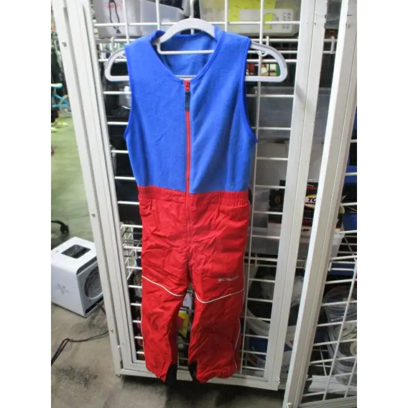 Used Columbia Red & Blue Snow Suit Pants Youth Size 6/7