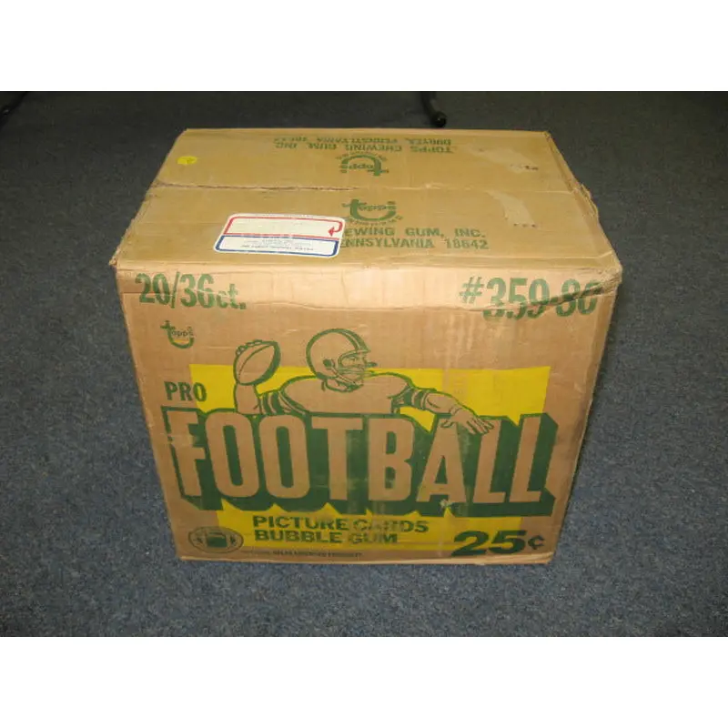 1980 Topps Football Unopened Wax Case (20 Box)