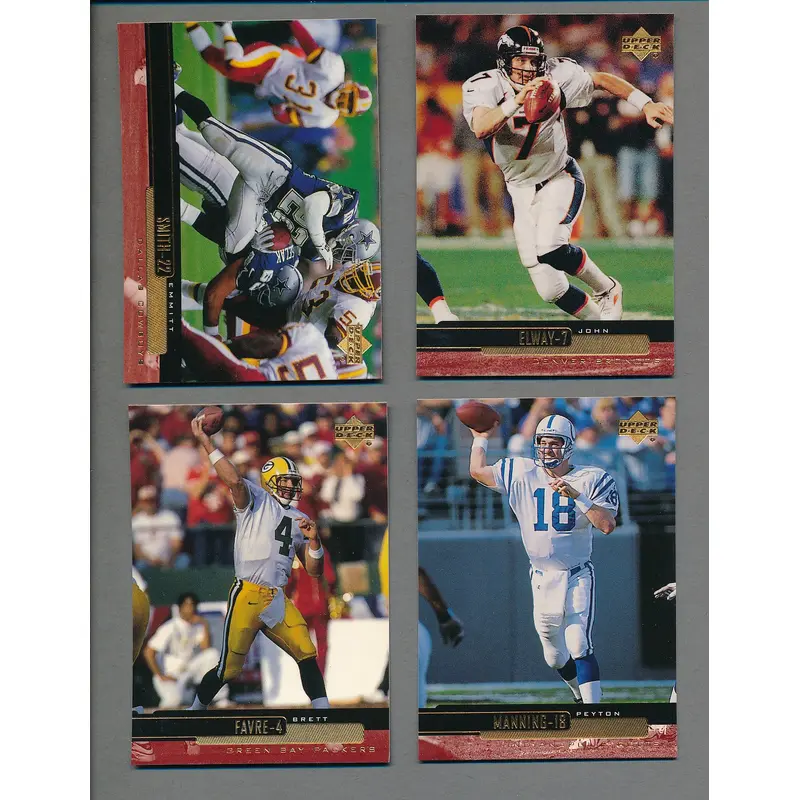 1999 Upper Deck Football Complete Set (225) (w/o SP's) NM/MT MT