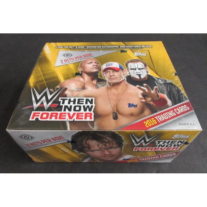 2016 Topps WWE Wrestling Then Now Forever Box (Hobby)