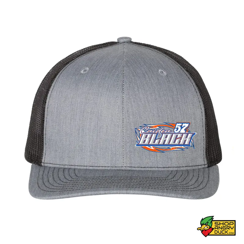 Caiden Black Racing 2025 Snapback Hat