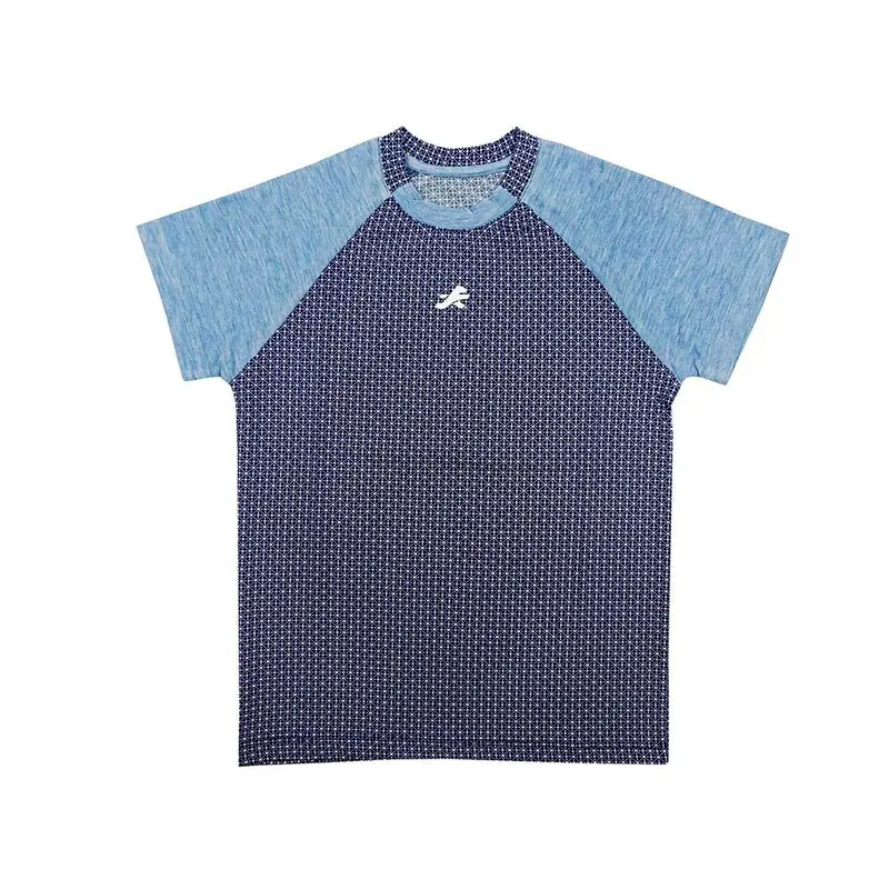 Redesign Boys Perfomance Tshirt (Heather Blue Raglan) | Kids | KIBI Sports
