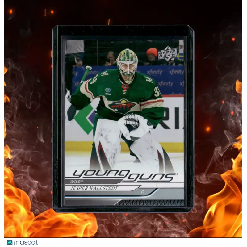 2024-25 Upper Deck Jesper Wallstedt Young Guns (A) Rookie #202