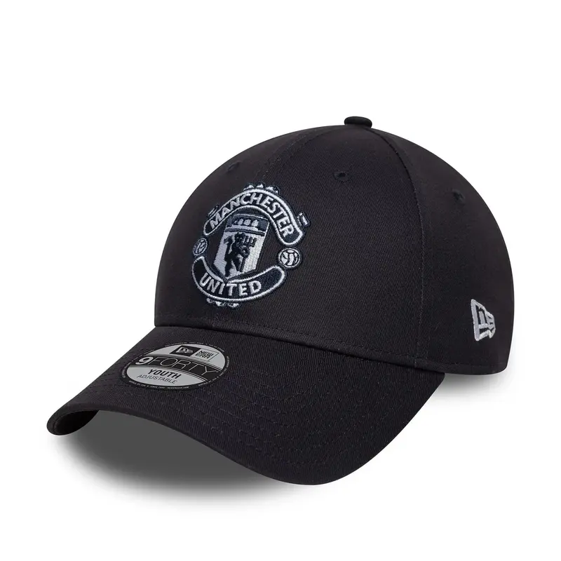 Manchester United FC Youth Seasonal Black 9FORTY Adjustable Cap
