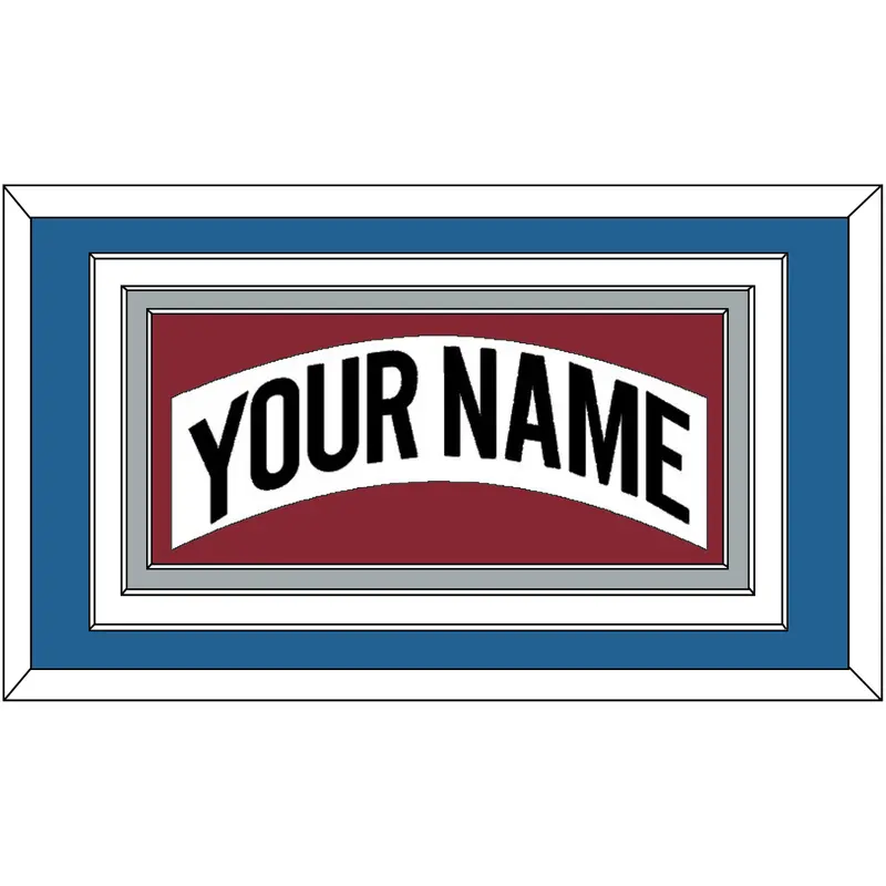 Colorado Nameplate - Home White (1995-1996) - Triple Mat 3