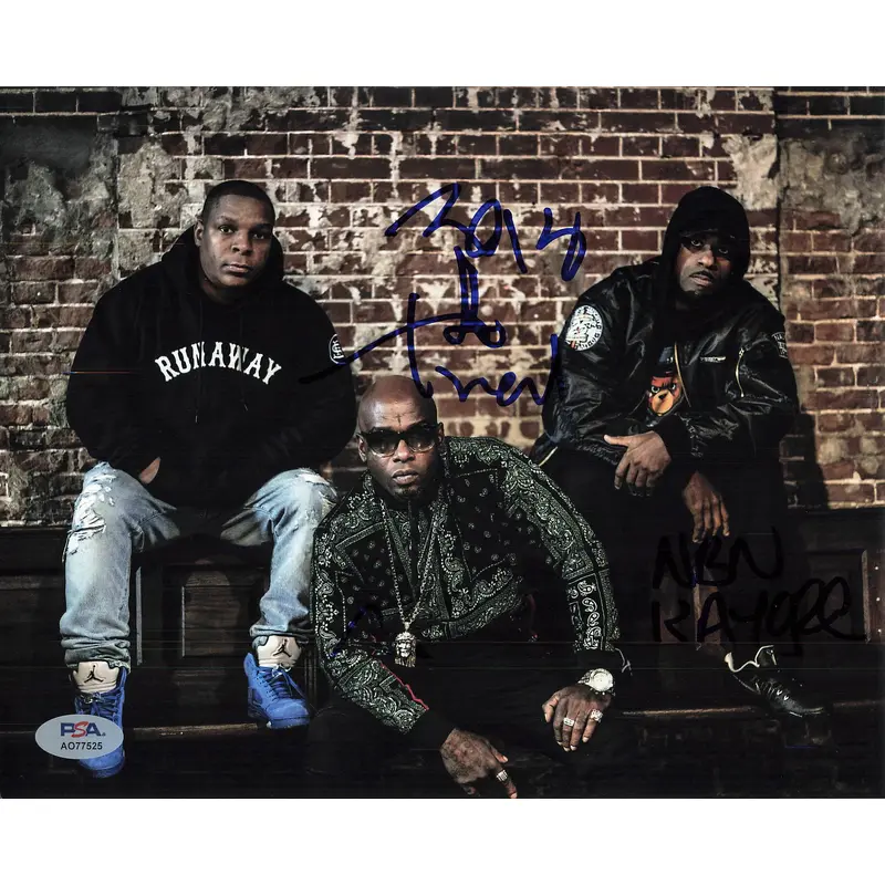 Dj Kay Gee and Treach signed 8x10 photo PSA/DNA Autographed Rapper