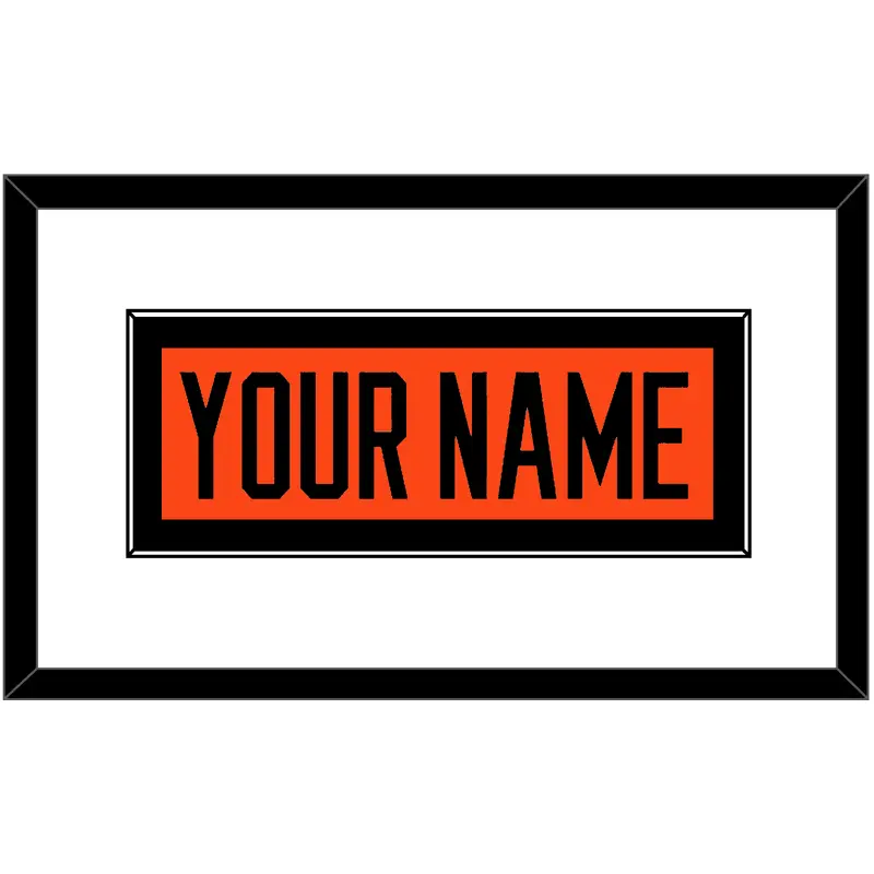 Philadelphia Nameplate - Alternate Black - Single Mat 1