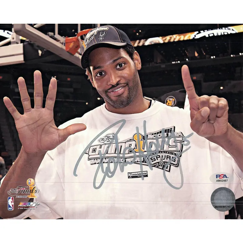 Robert Horry signed 8x10 photo PSA/DNA San Antonio Spurs Autographed