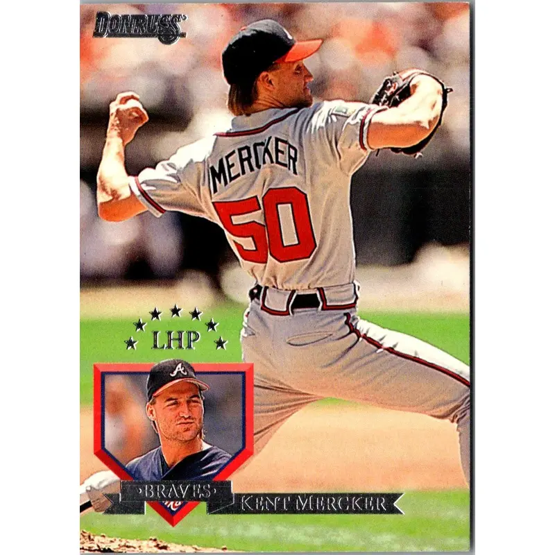 1995 Donruss Kent Mercker #54