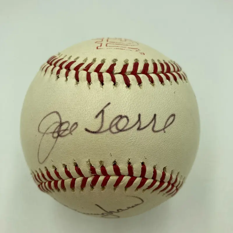 Joe Torre Mike Shannon Multi Signed Vintage St. Louis Cardinals Baseball