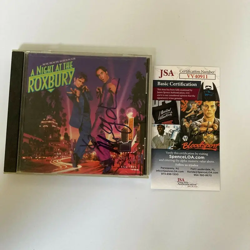 Molly Shannon Signed A Night At Roxbury Music CD JSA COA