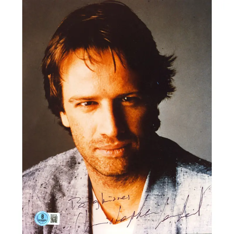 Christopher Lambert Highlander "Big Kisses" Signed 8x10 Photo BAS #BS20739