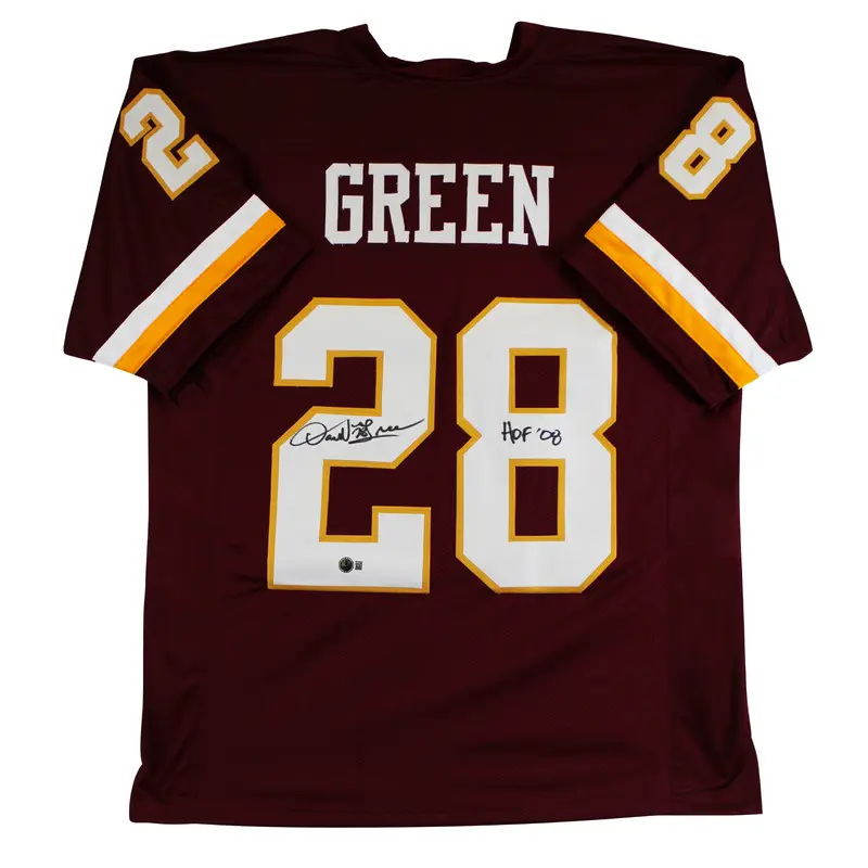 Darrell Green "HOF 08" Authentic Signed Maroon Pro Style Jersey BAS Witnessed