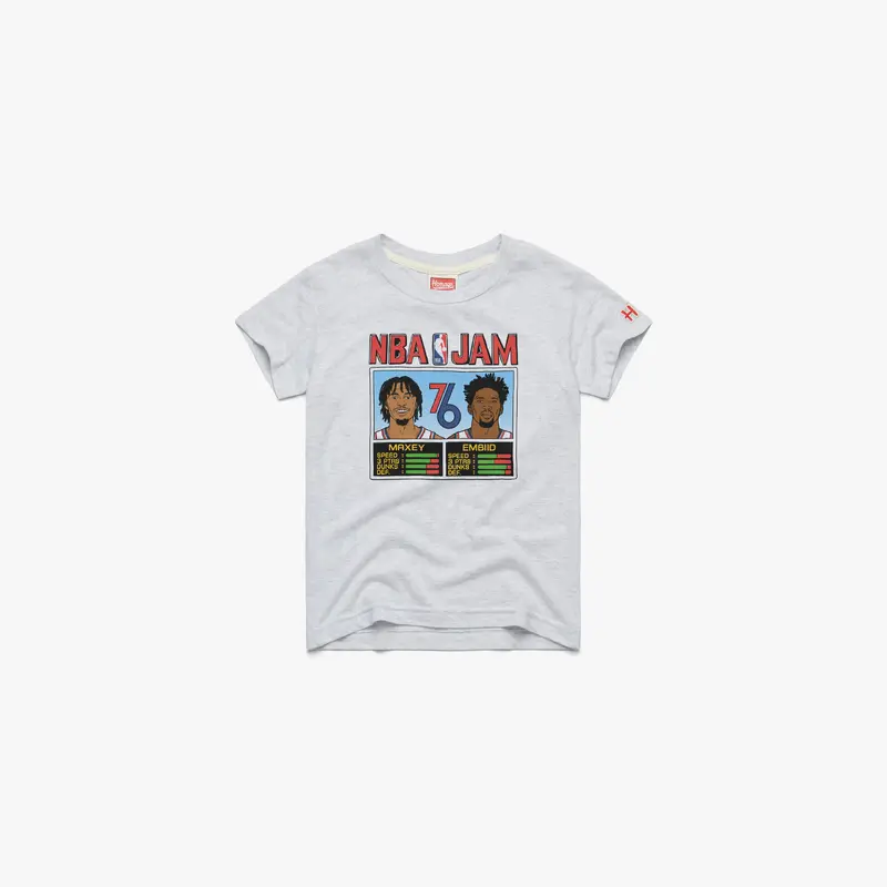 Youth NBA Jam 76ers City Maxey And Embiid