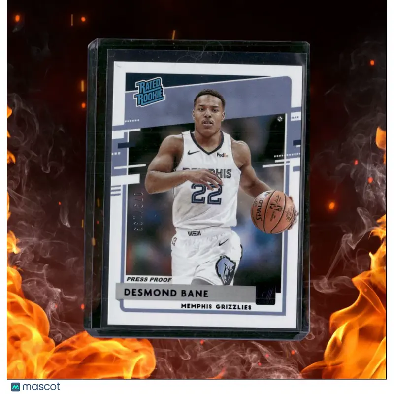 2020-21 Panini Donruss Desmond Bane Press Proof Purple Rated Rookie 079/199 #240