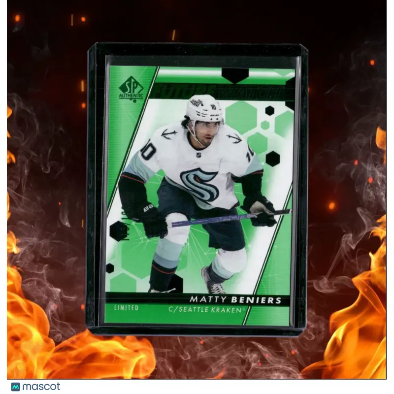 2022-23 SP Authentic Matty Beniers Future Watch Limited Green 115/199 #103