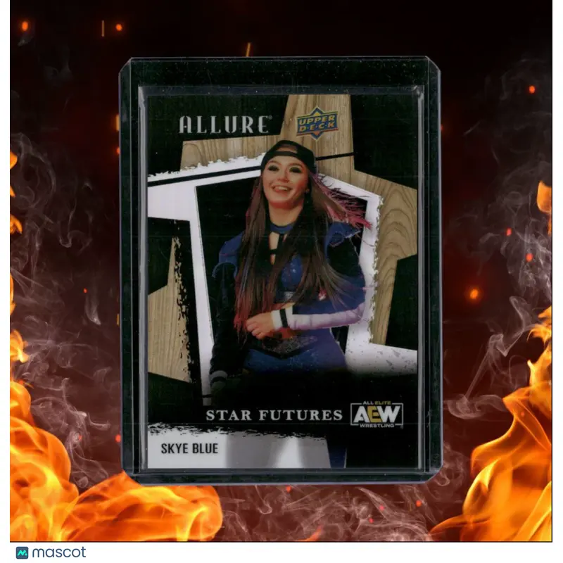 2022 Upper Deck Allure AEW Skye Blue Star Futures Table Rookie #141