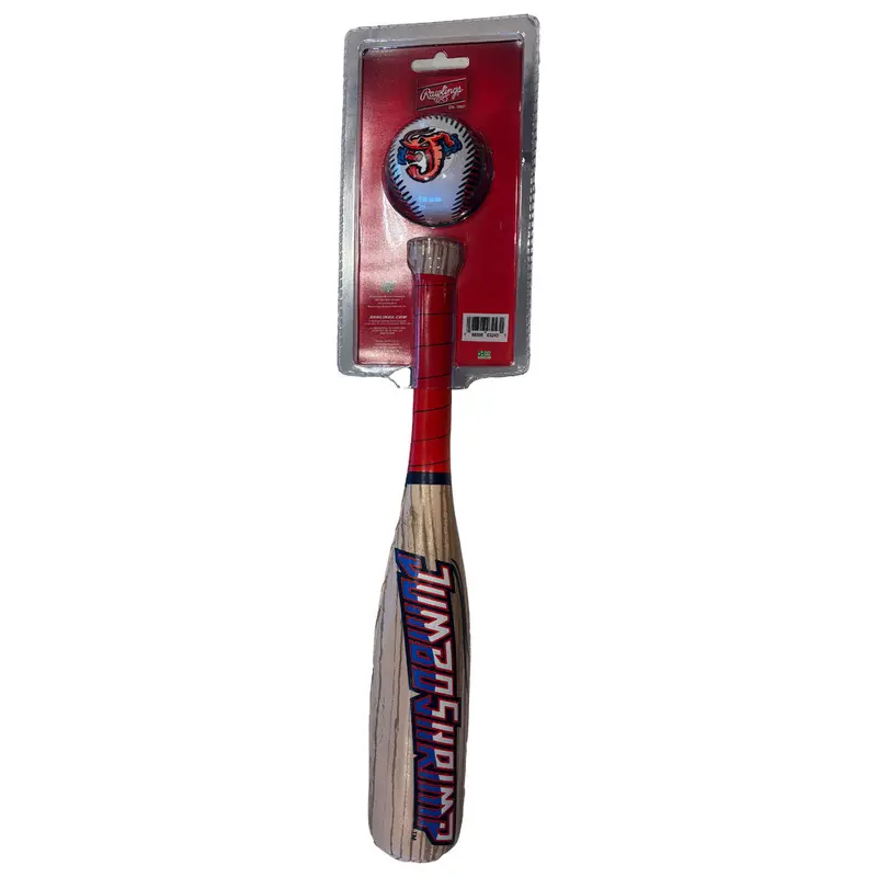 Jacksonville Jumbo Shrimp Rawlings Mini Bat & Ball Set