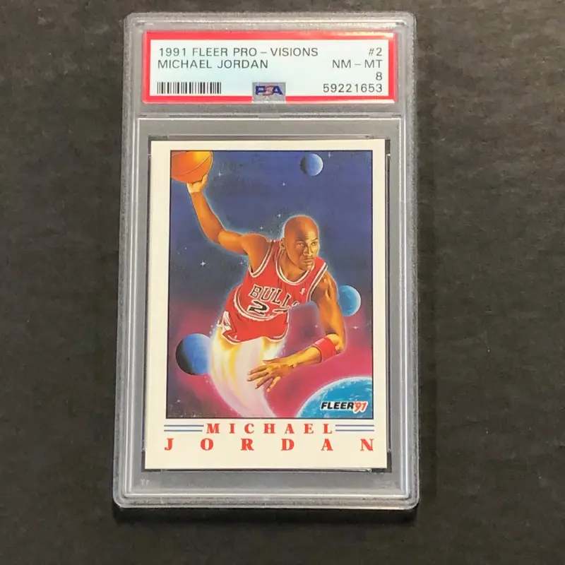 1991 Fleer Pro-visions #2 Michael Jordan PSA 8 NM-MT Bulls