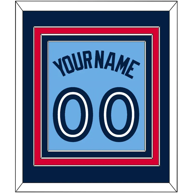 Toronto Name & Number - Alternate Light Blue - Triple Mat 2