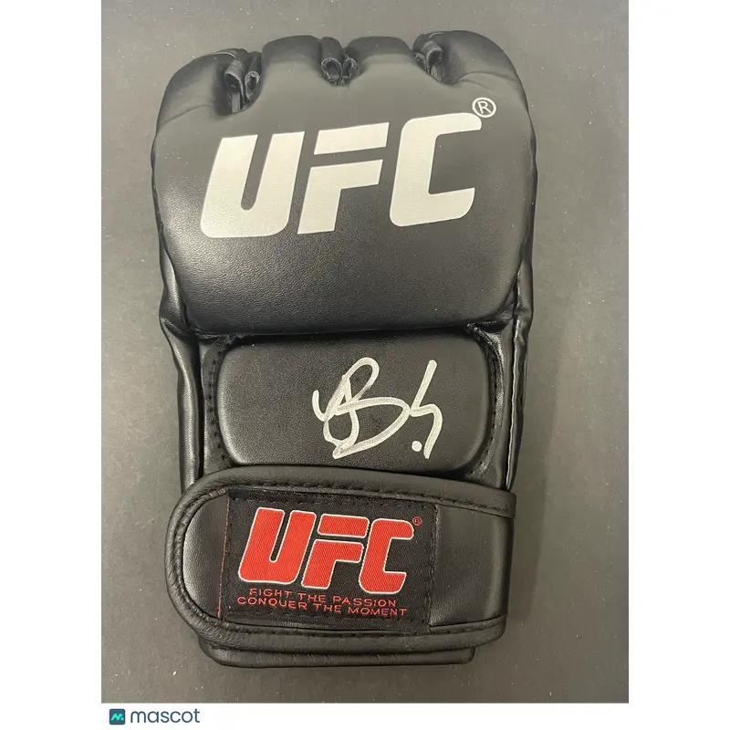 Yousri Belgaroui Signed UFC Glove JSA Autographed MMA
