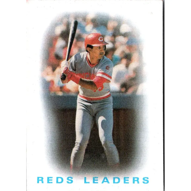 1986 Topps Reds Leaders: Dave Concepcion #366