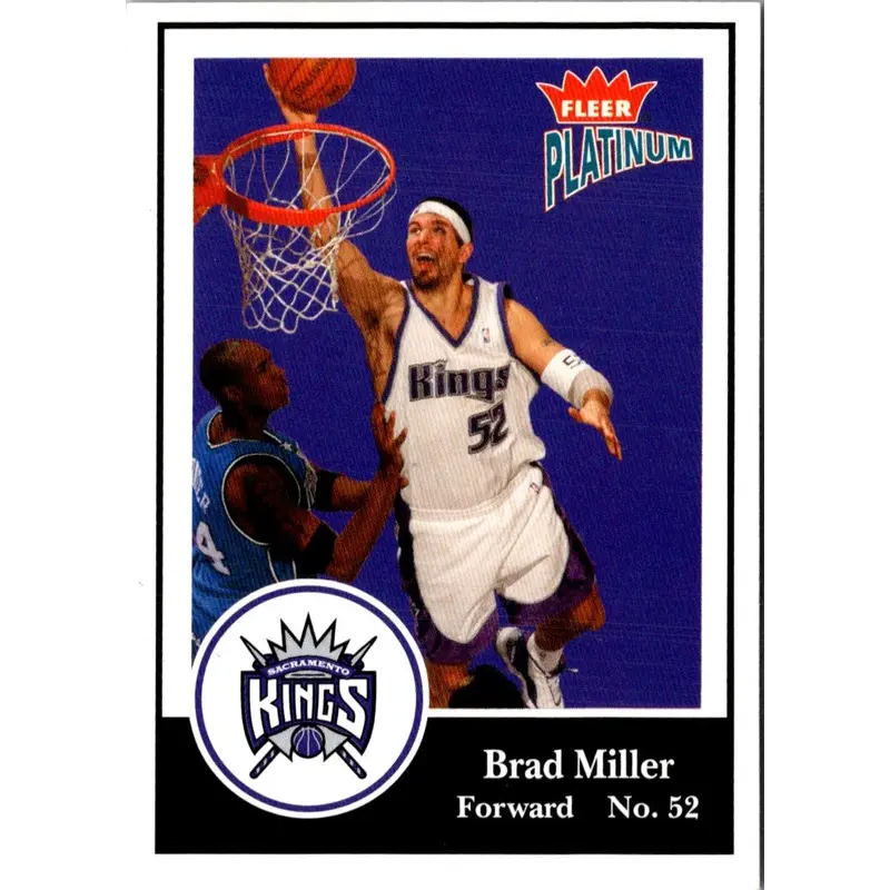 2003 Fleer Platinum Brad Miller #2