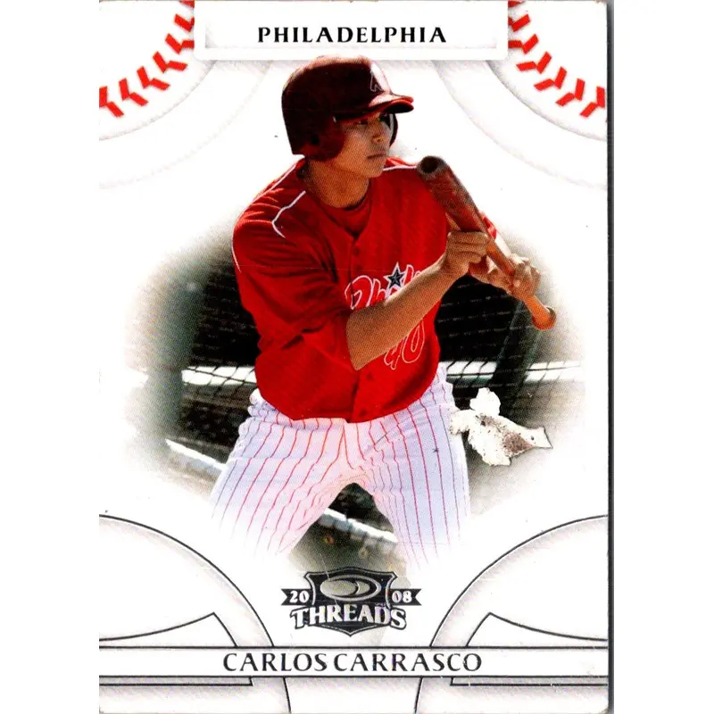 2008 Donruss Threads Carlos Carrasco #85