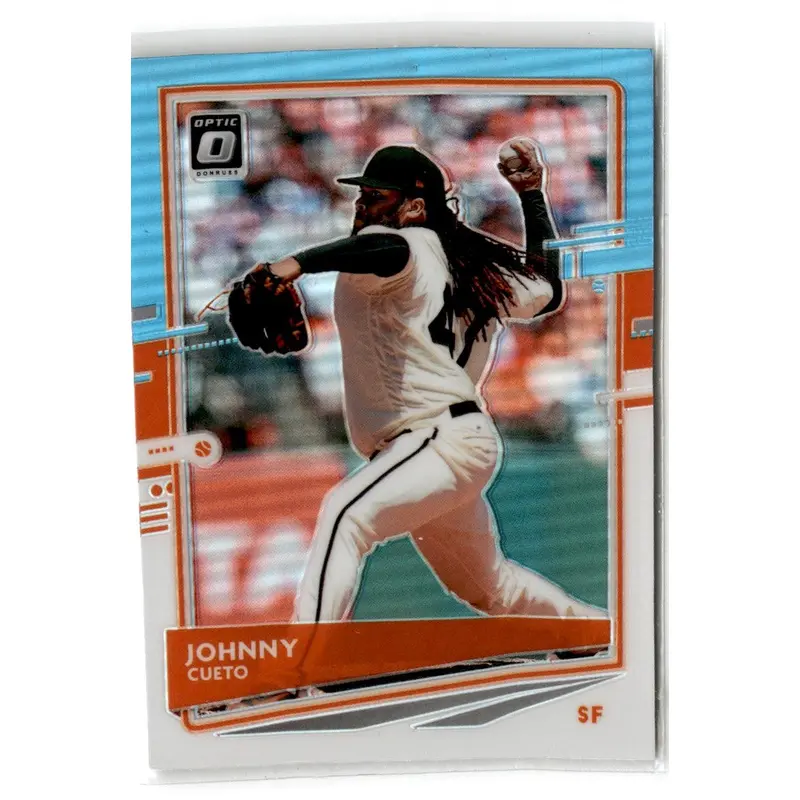 2020 Donruss Optic Carolina Blue and White Johnny Cueto #122