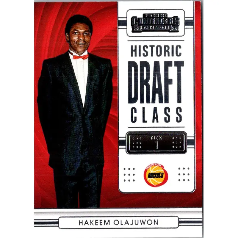 2022 Panini Contenders Historic Draft Class Hakeem Olajuwon #23