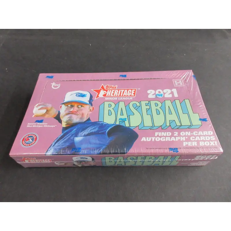 2021 Topps Heritage Minor League Baseball Box (Hobby) (18/8)