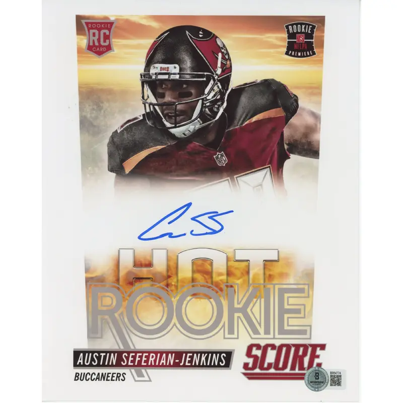 Buccaneers Austin Seferian-Jenkins Authentic Signed 8x10 Photo BAS #BR54774