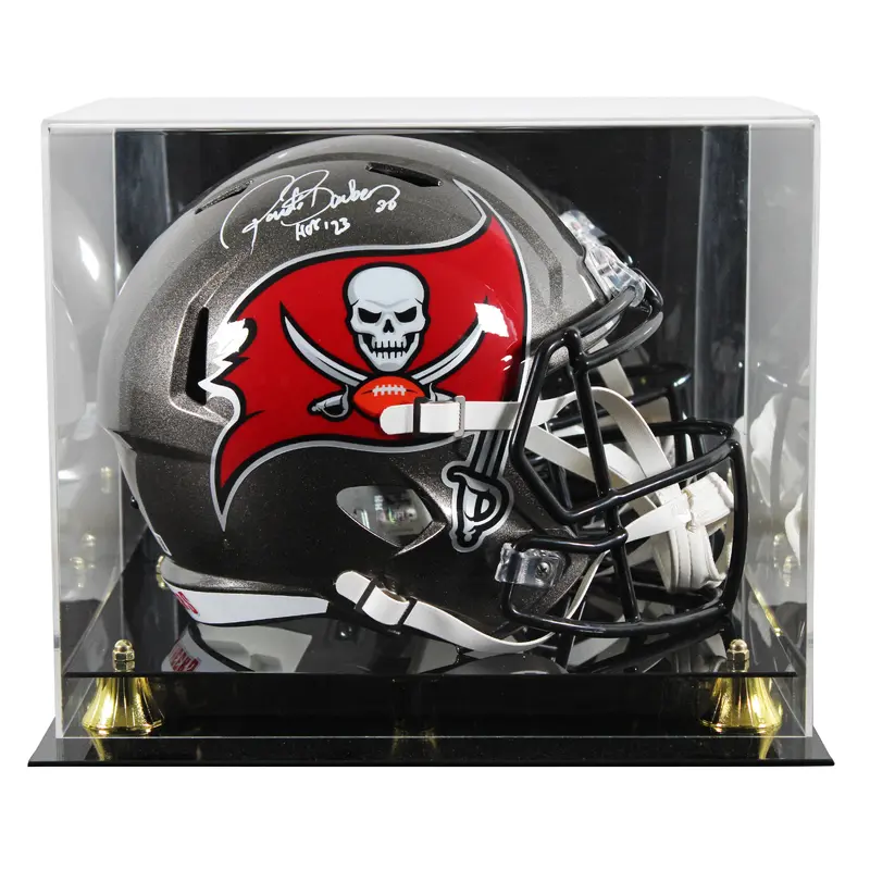 Buccaneers Ronde Barber "HOF 2023" Signed F/S Speed Rep Helmet W/ Case BAS Wit